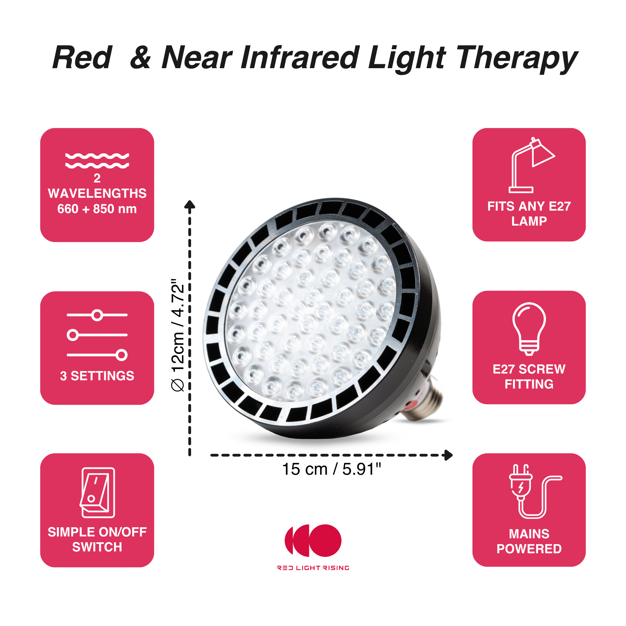 Target Light 2.0 - Handheld Red Light Therapy