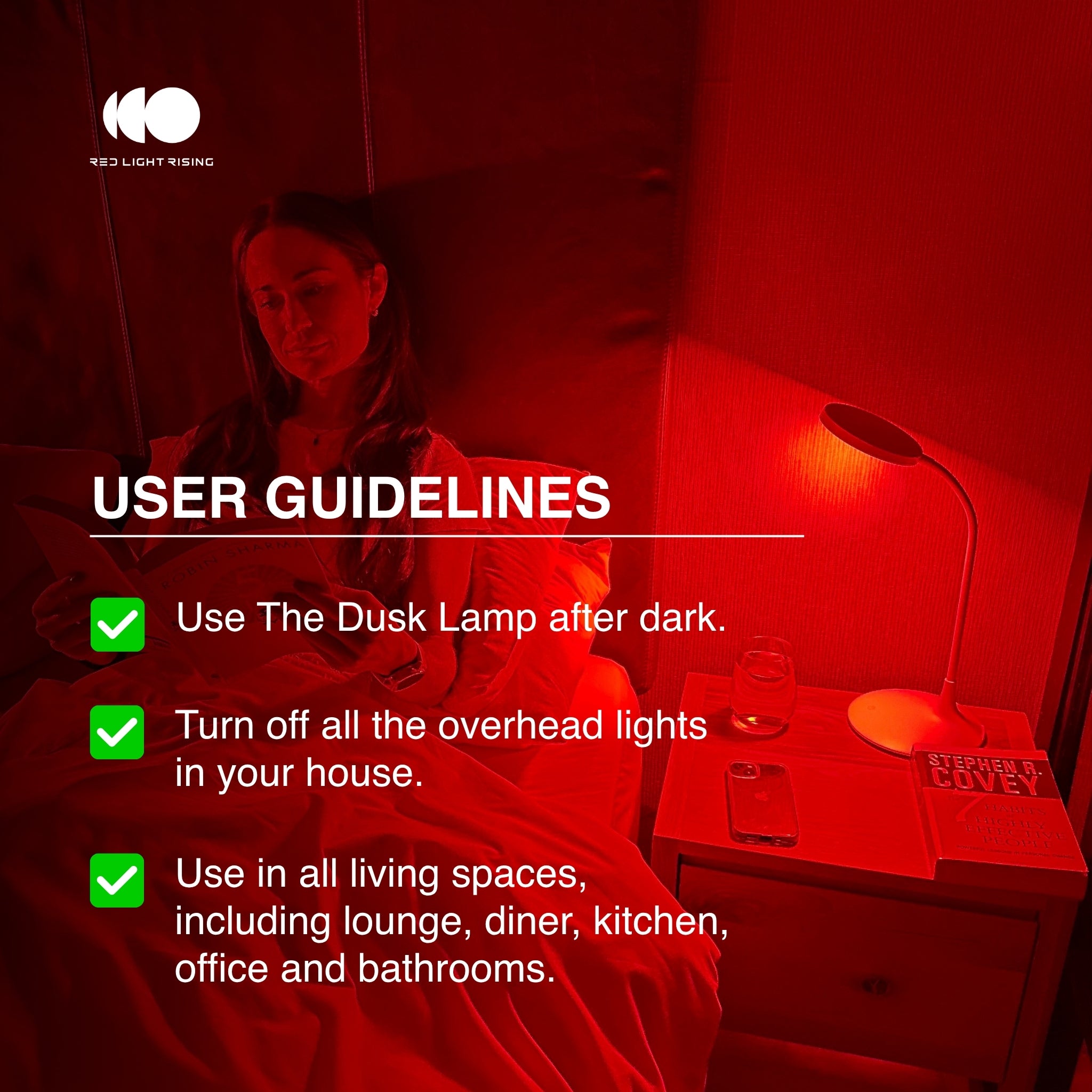 The Dusk Lamp - Red Light Night Light