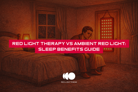 Red Light Therapy vs Ambient Red Light: Sleep Benefits Guide