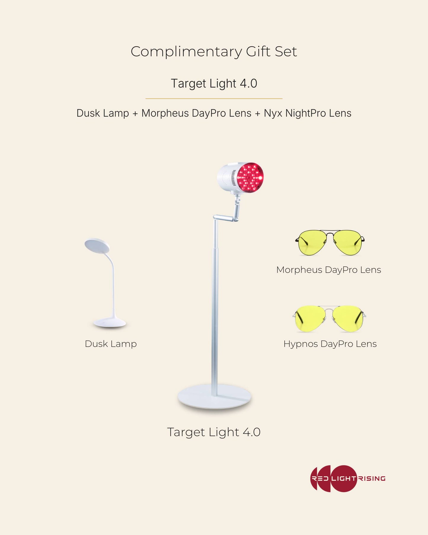 The Target Light 4.0 – Clinical Grade Red Light Therapy with Built-In Stand