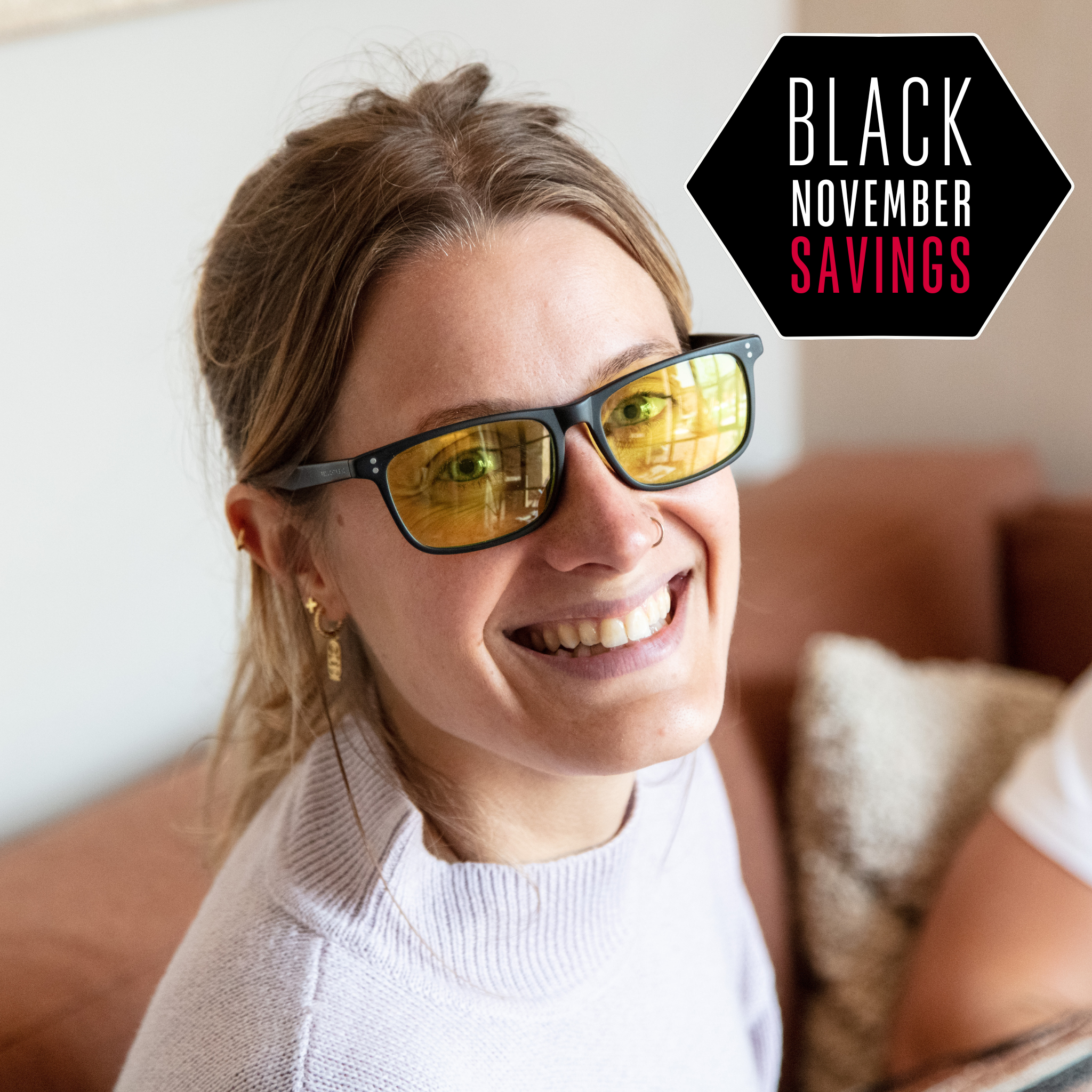 Nyx - The God Of Night Blue Blocking Glasses