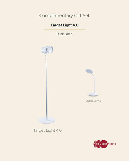 The Target Light 4.0 – Clinical Grade Red Light Therapy with Built-In Stand