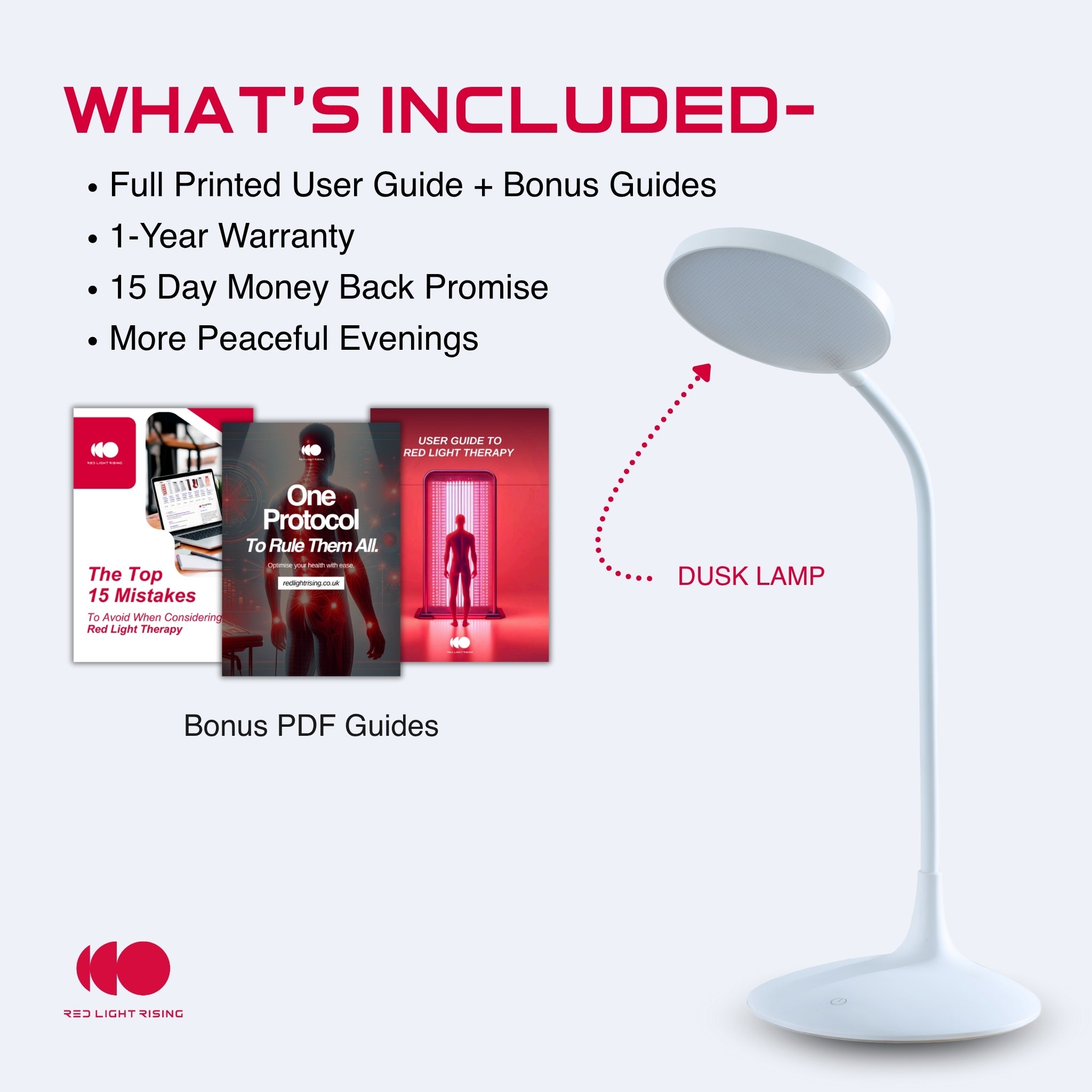 The Dusk Lamp - Red Light Night Light