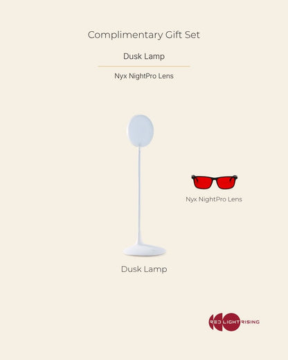 Red Light Rising Dusk Lamp Circadian Red Light Bedside Lamp