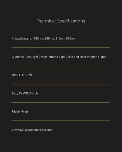 Red Light Rising Half Stack Red Light Therapy Panel