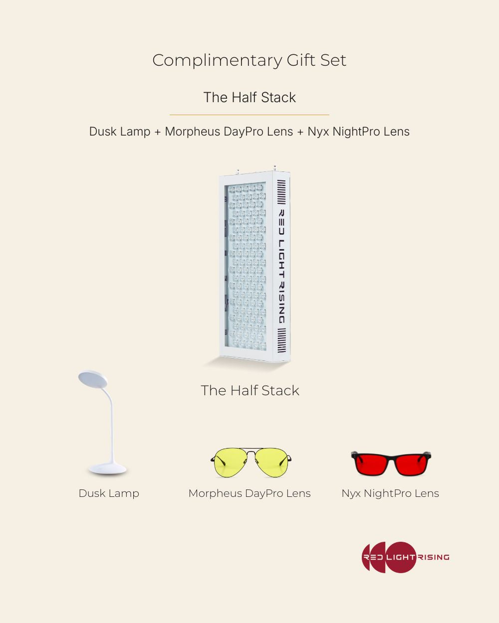 Red Light Rising Half Stack Red Light Therapy Panel