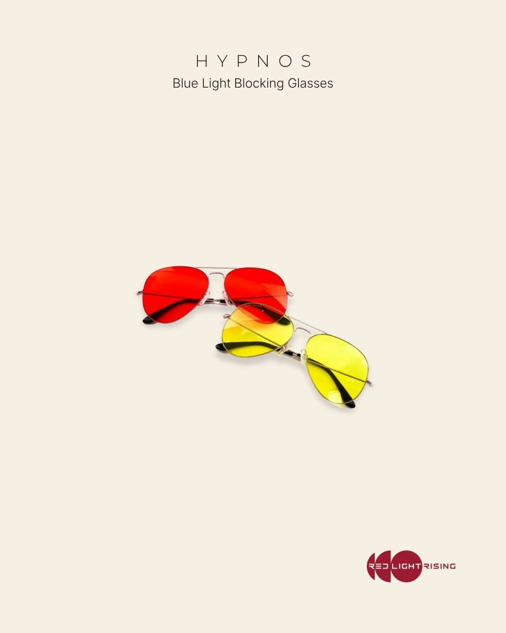 Red Light Rising Hypnos Blue Light Blocking Glasses