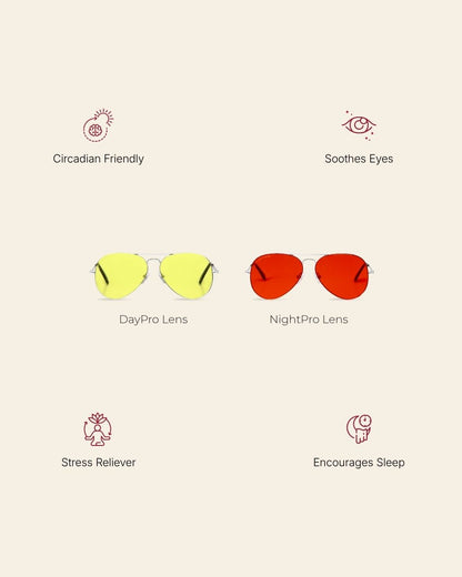 Red Light Rising Hypnos Blue Light Blocking Glasses