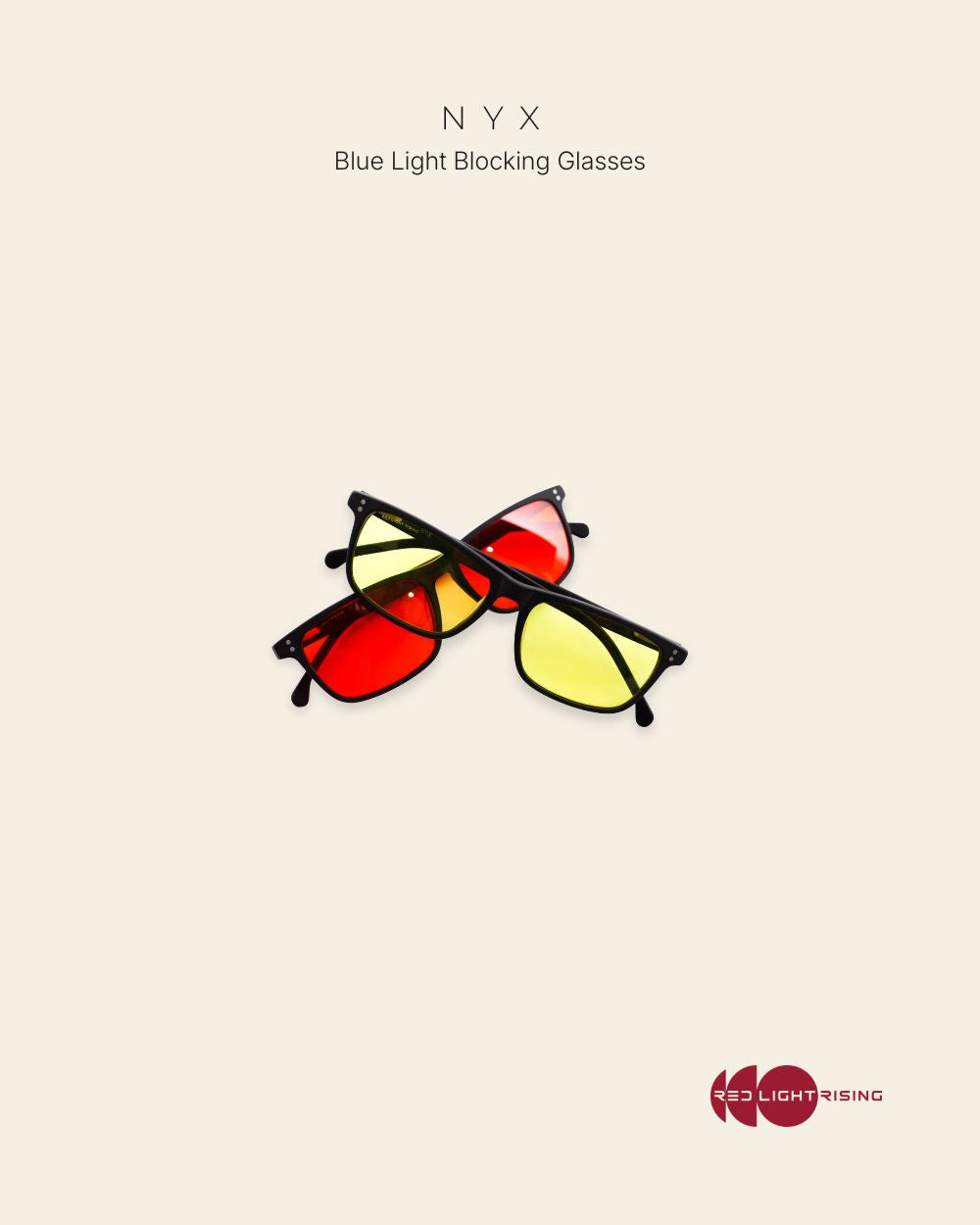 Red Light Rising Nyx Blue Light Blocking Glasses