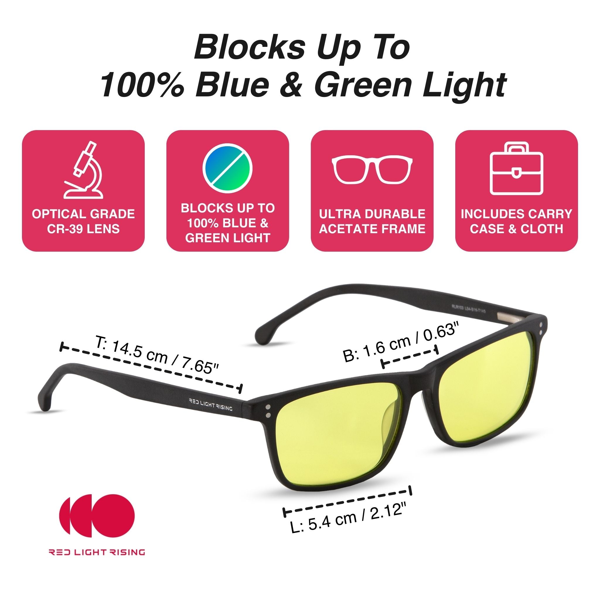 Nyx - The God Of Night Blue Blocking Glasses