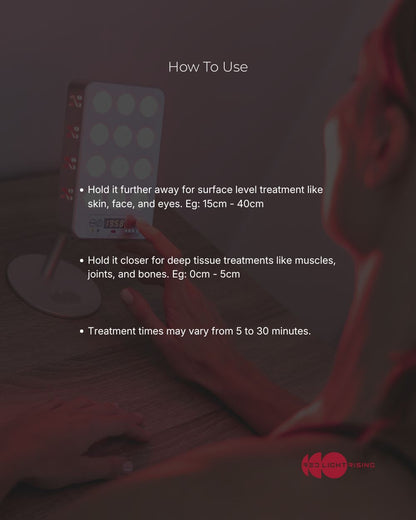 Red Light Rising Target Light 3.0 Handheld Red Light Therapy Device