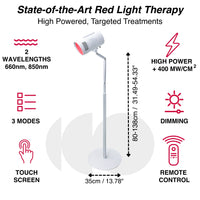 The Target Light 4.0 – Clinical Grade Red Light Therapy with Built-In Stand