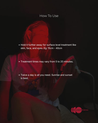 Red Light Rising Target Light 670 Handheld Red Light Therapy Device